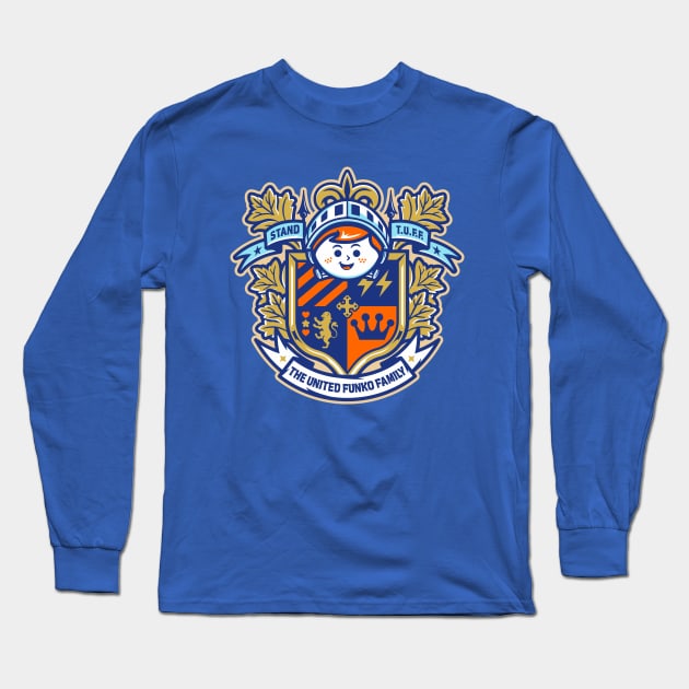 TUFF Coat of Arms (Design B) Long Sleeve T-Shirt by TheUnitedFunkoFam